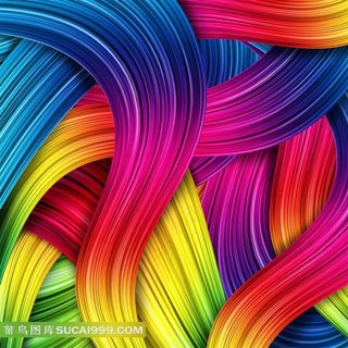 炫彩线条背景素材高清图片