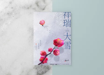 简约精致画册样机模板