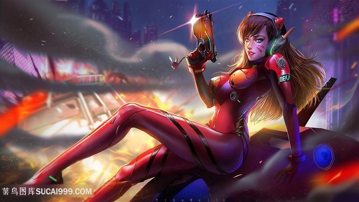 拯救世界的女战士图片