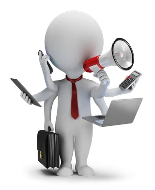 免扣透明底3d小人