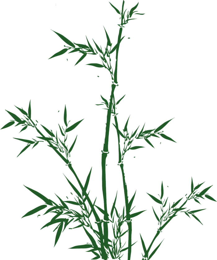 竹子水墨画中国风国画墨水书法竹子画