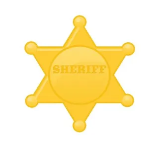 警长徽章 PNG免抠