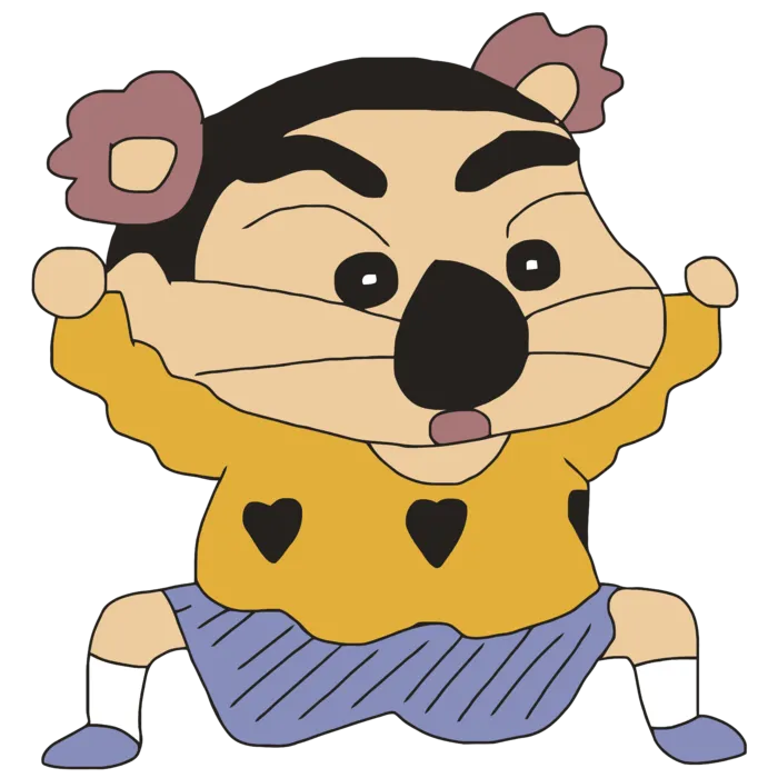 蜡笔小新可爱人物免扣素材