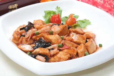 鸡油烧豆腐   12元