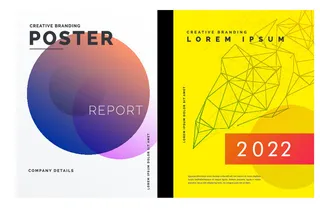 科技感画册封面