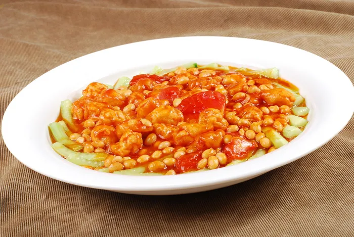 CXC00830番茄焗豆烧鱼腐26元份