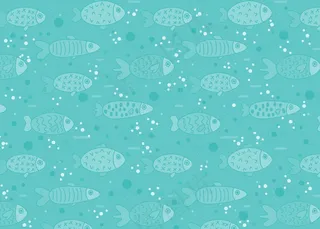 卡通鱼平铺背景图片