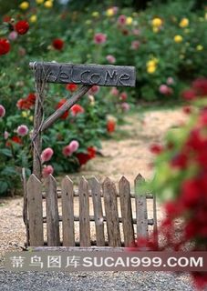 庭院栅栏高清图片