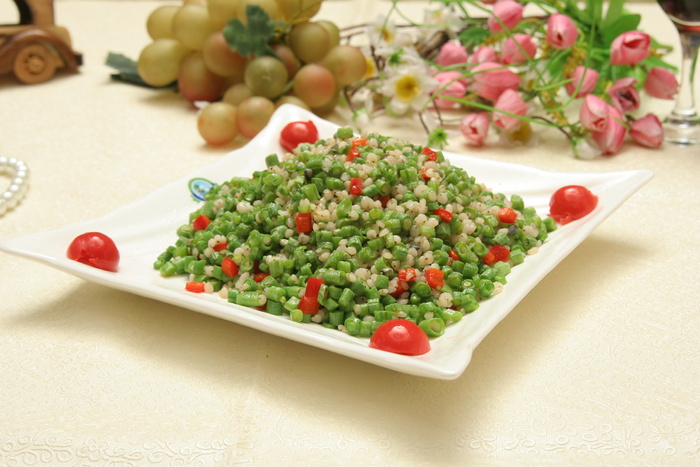 高粱米焖豆角 15