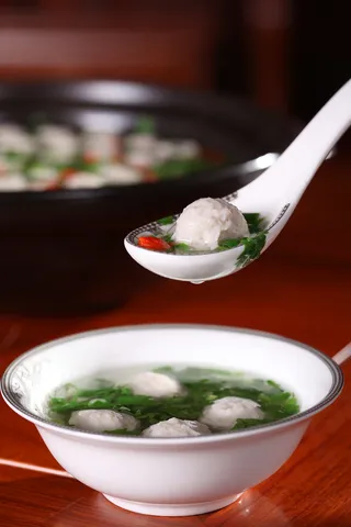 香菜羊肉丸子 (3)