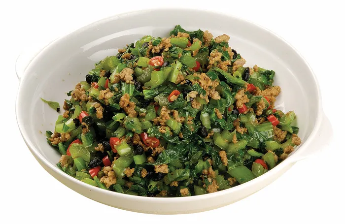 榄菜肉沫四季豆