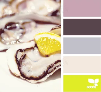 冬天系配色色卡色彩搭配