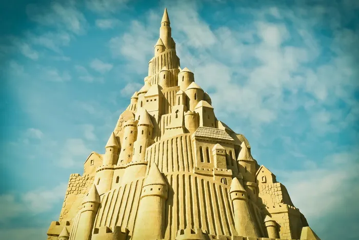 城堡沙雕图片