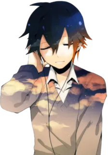 人物卡通简笔男孩