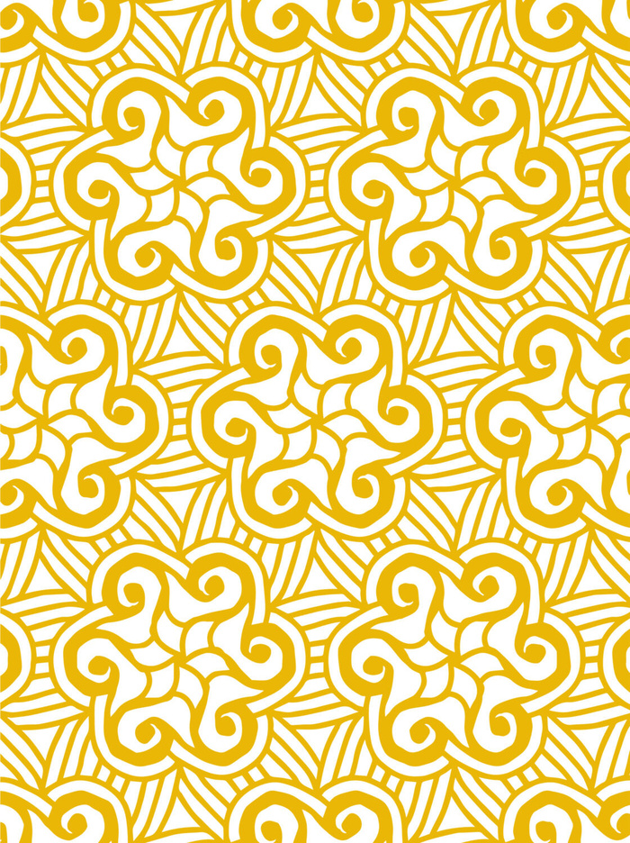 中国风复古中式祥云纹浪花纹背景海浪底纹理线纹PSD素材AI背景图案