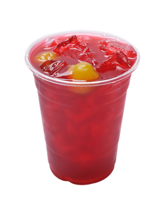 奶茶照片拍摄果汁脆梅黑加仑