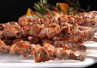 馕坑肉餐饮菜单烧烤烤串高清图