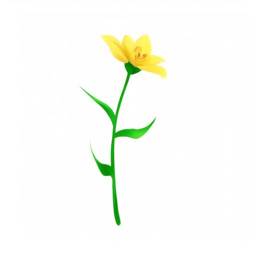 黄色花束免扣元素