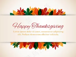 感恩节英语图片