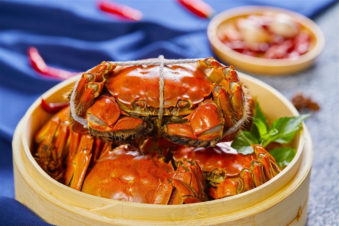 肥美大闸蟹美食