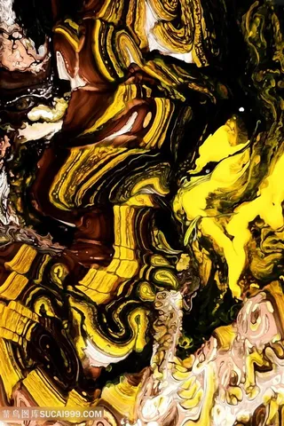 时尚抽象艺术油画挂画