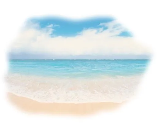 海滩 PNG免抠(600x480)