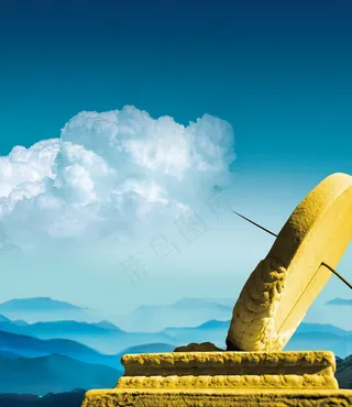 中国风古建风格海报素材_0105