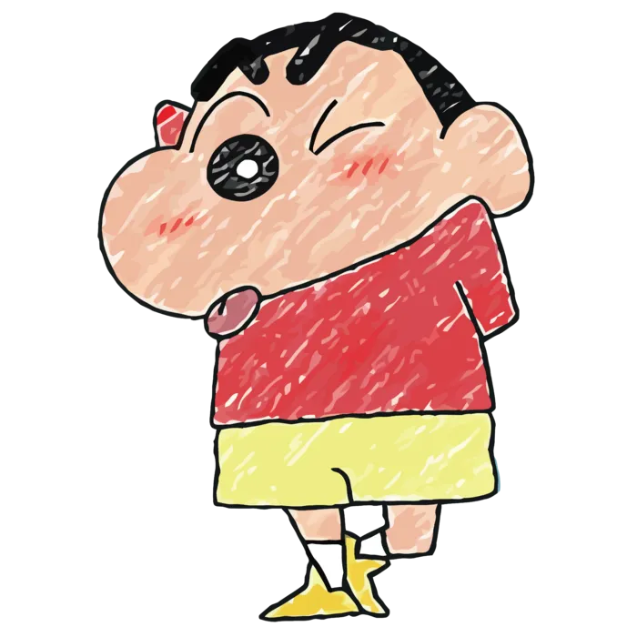 蜡笔小新可爱动画人物免扣素材