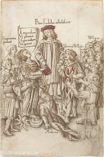 聚集会议装饰画插画