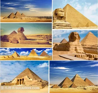 宏伟壮观的金字塔高清摄影图片