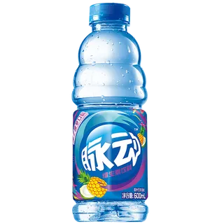 脉动菠萝口味600ml超市商品白底图免抠实物摄影png格式图片透明底