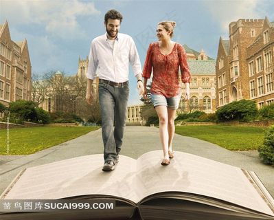 走在大书上的人电影海报