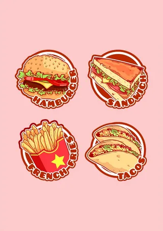 汉堡薯条 下午茶套餐