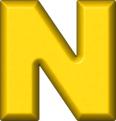 字母N PNG免抠(385x400)