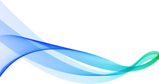 蓝色波纹渐变线条科技电商免抠png