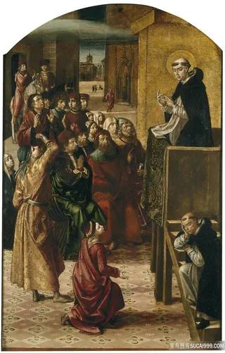 贝鲁盖，佩德罗，奇迹，德拉努布人物油画