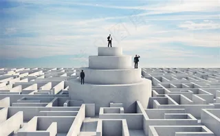 迷宫高清素材摄影图片