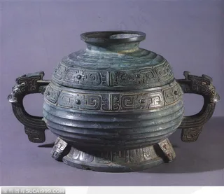 中华传统-长满铜绿的酒器