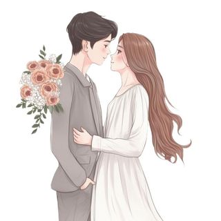 520情人节情侣拥抱花人物免抠