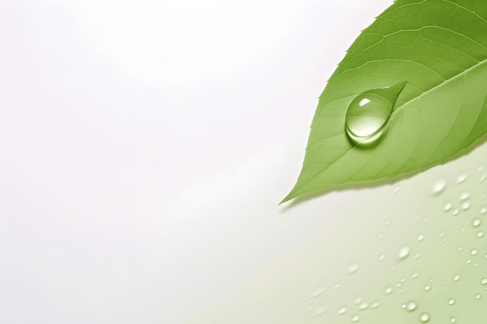 简约清新树叶纹理背景
