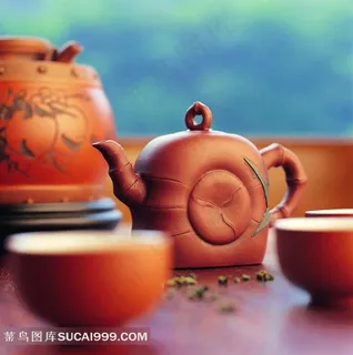 静物茶杯漂亮茶壶生活用品图片