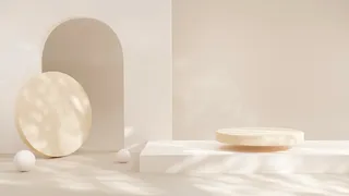 电商产品3D立体背景图主图场景 