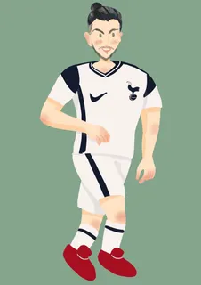 原创球星扁平风插画