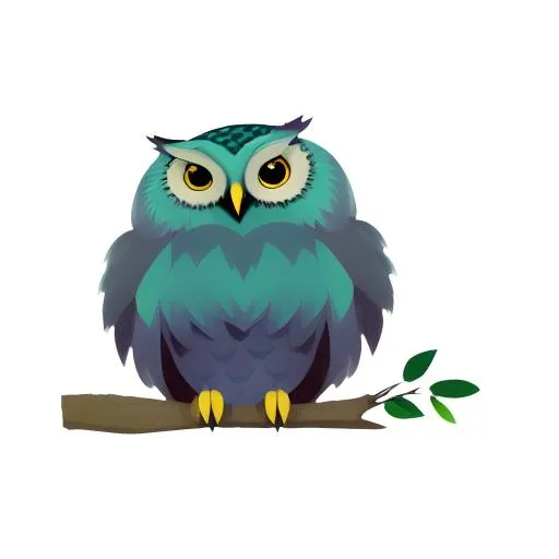 猫头鹰鸟免抠(2048x2048)