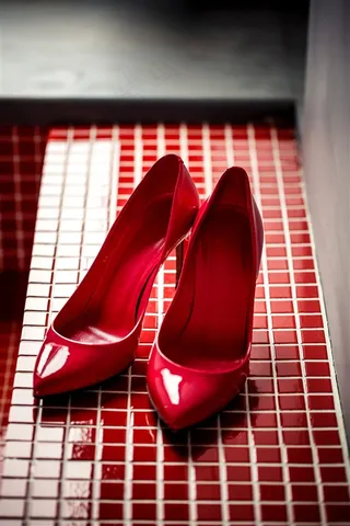 红色的高跟鞋