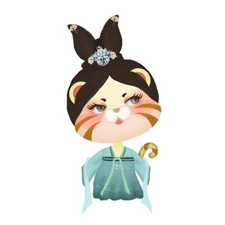 PNG免扣2022虎年新年春节元旦卡通老虎形象图片插画PSD设计素材