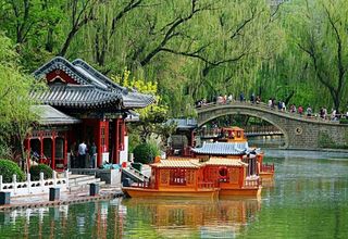 山西旅游-迎泽公园-美景