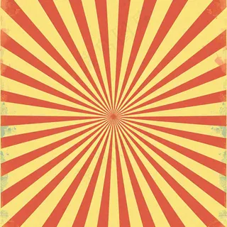 放射渐变绚丽，红黄色背景