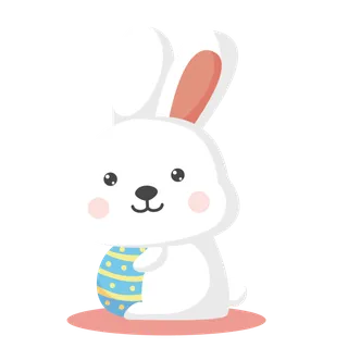 可爱兔子兔年