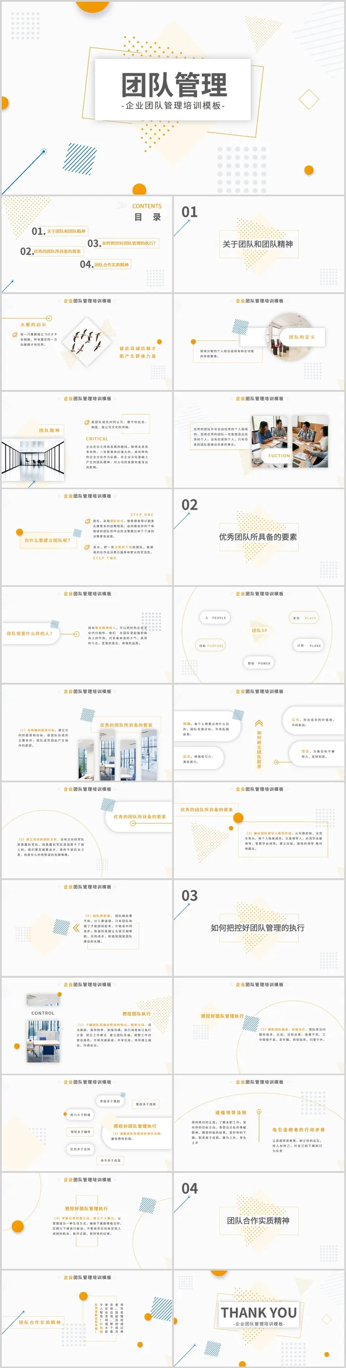 企业团队管理培训PPT模板
